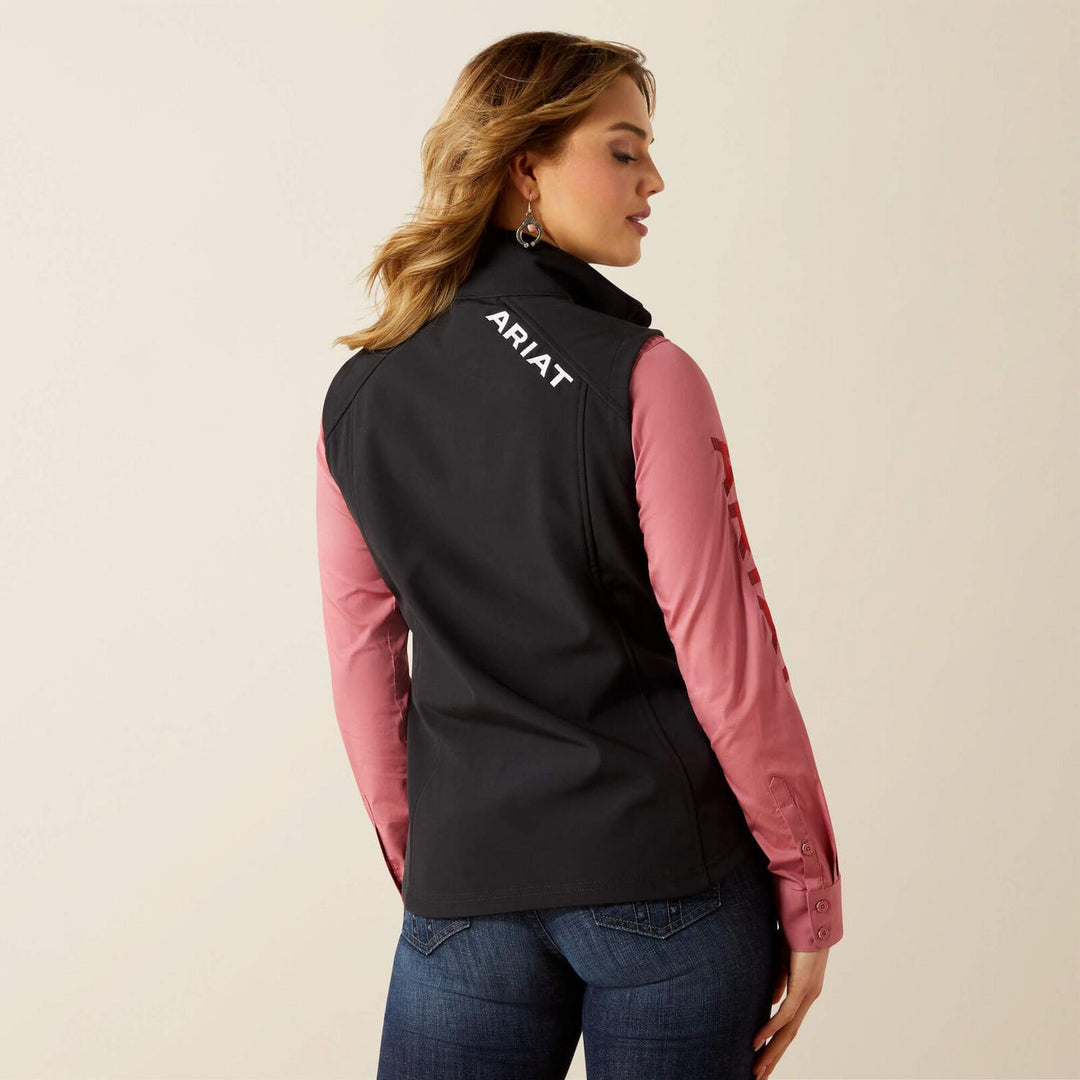 Ariat Ladies Ariat Logo Softshell Gilet – view 2