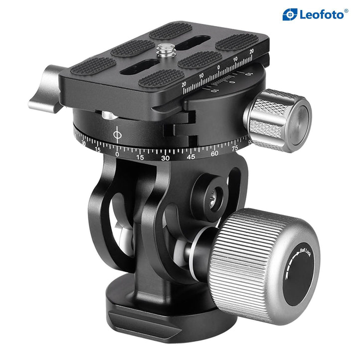Leofoto VH-10 Two-Way Monopod Head with Panning Clamp