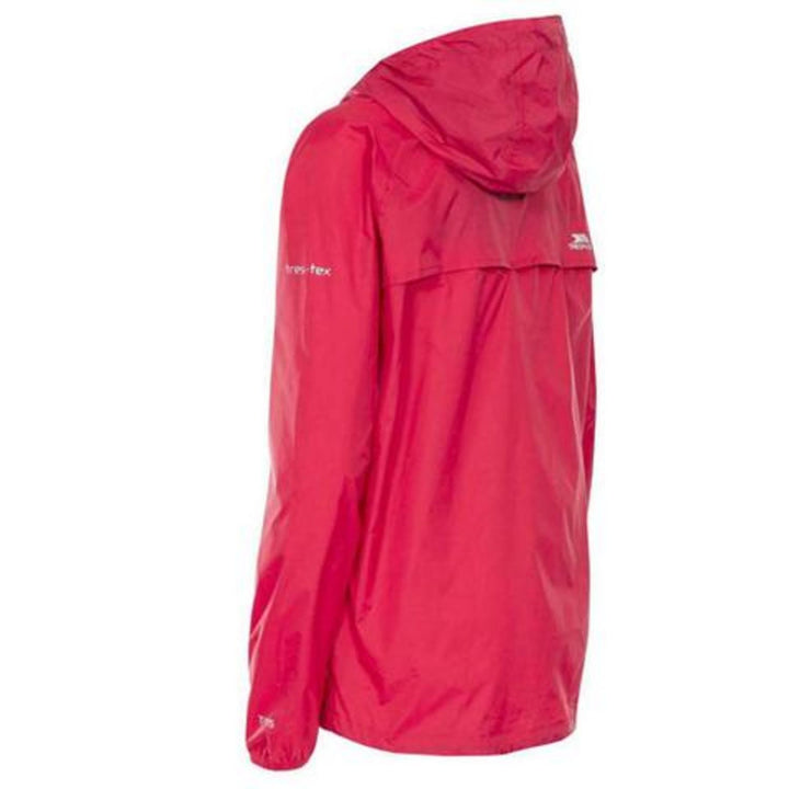 Trespass Qikpac Ladies Waterproof Hooded Jacket With Packaway Pouch