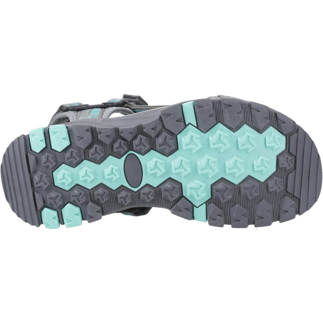 Cotswold Stanton Sandals Grey/Turquoise