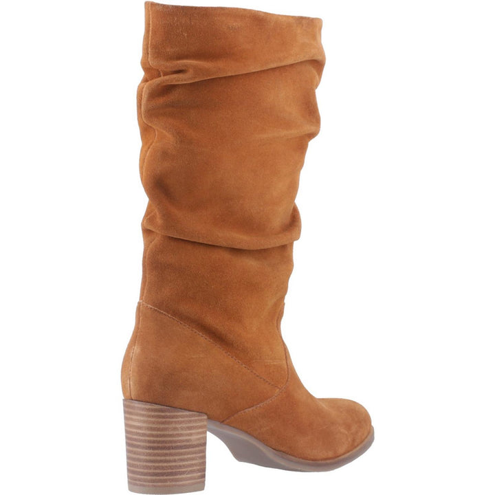 Cosima Ruched Boot Tan