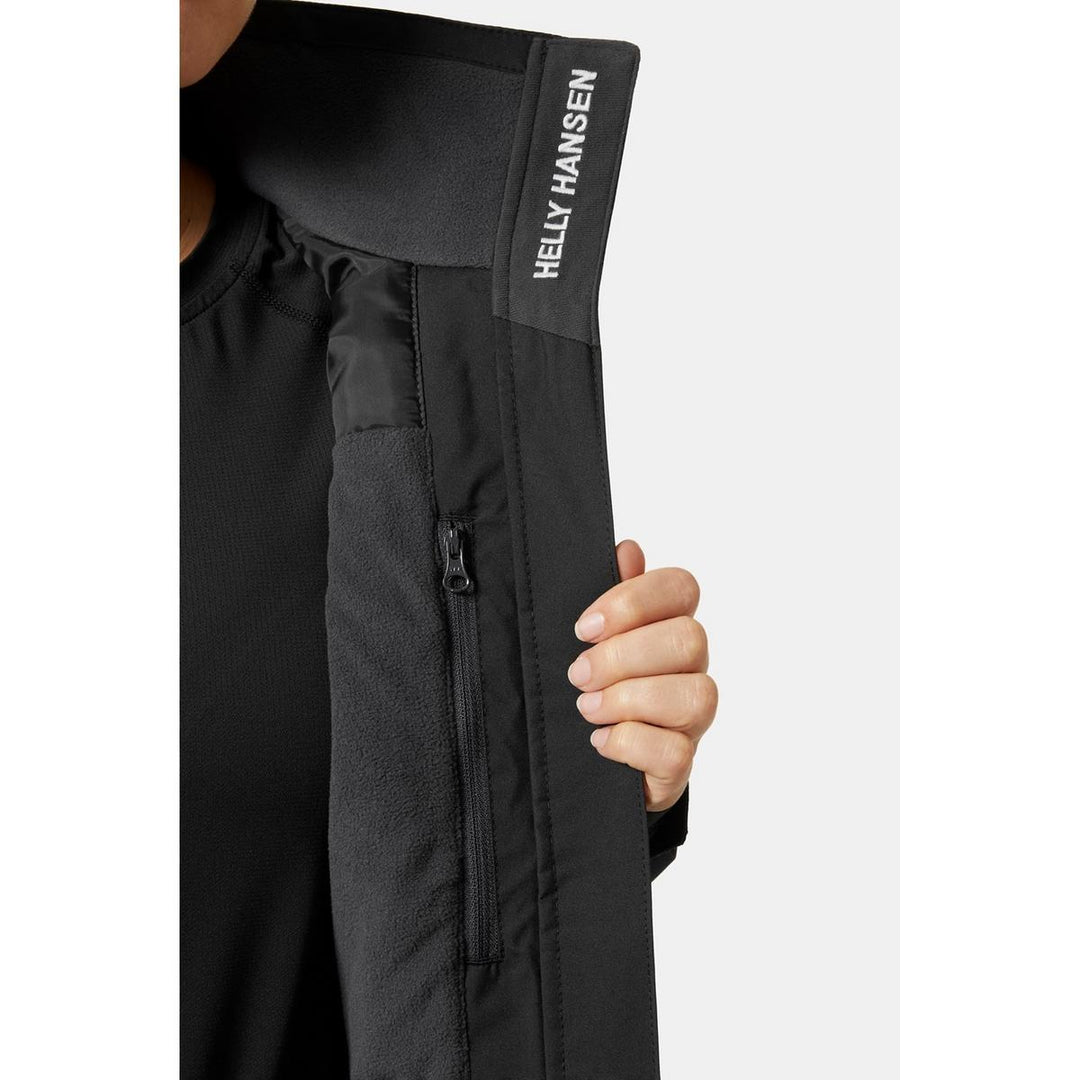 Helly Hansen Sport Crew Hooded Midlayer Sailing Jacket 2.1 Black