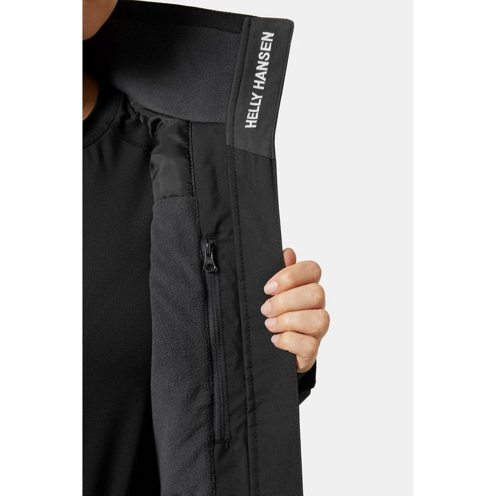 Helly Hansen Sport Crew Hooded Midlayer Sailing Jacket 2.1 Black