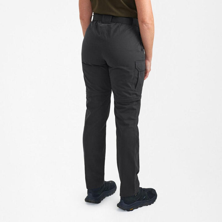 Deerhunter Lady Slogen Zip-Off Trouser Black Ink