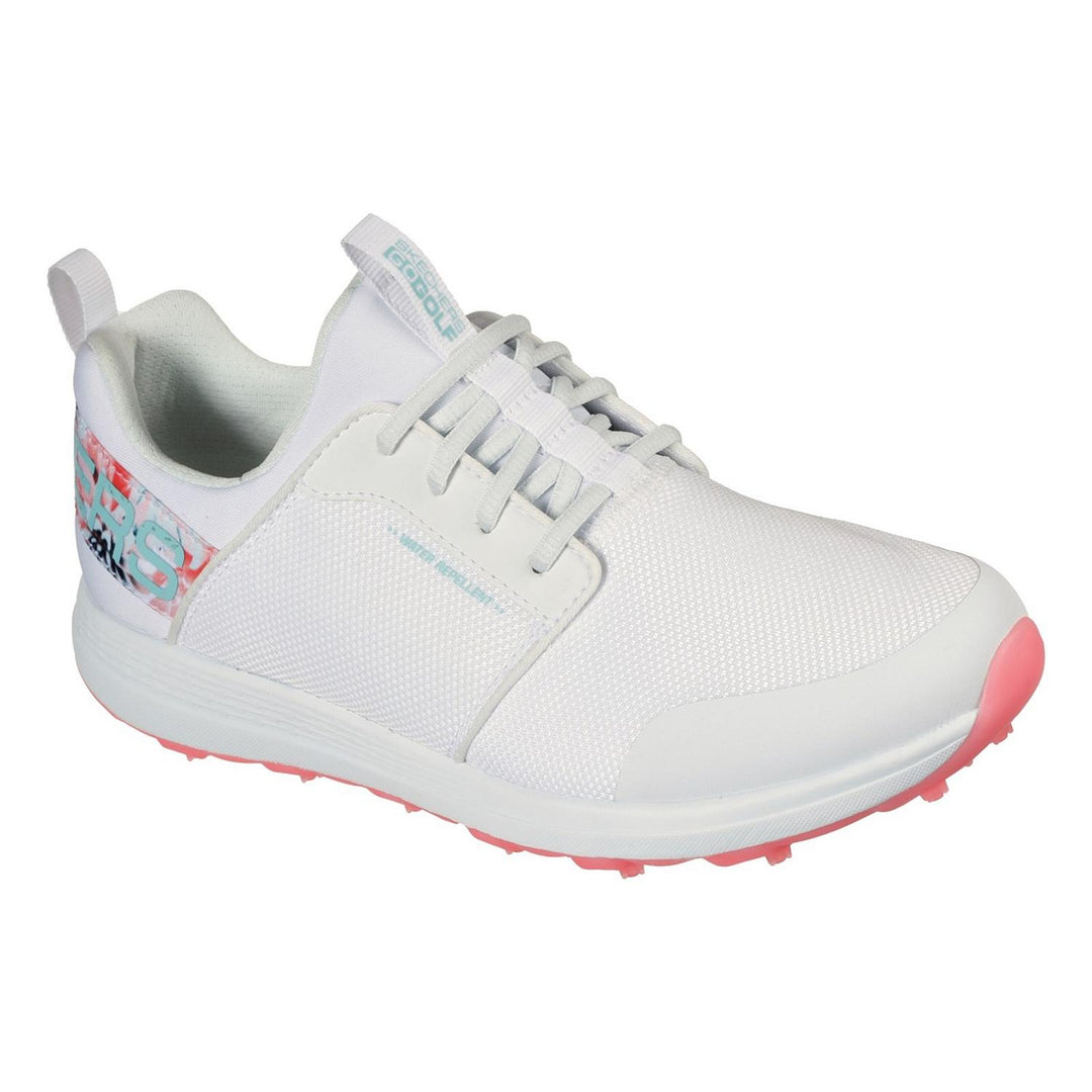 Skechers Performance Go Golf Max Sport Tropics Sports Shoes White/Multi - Lightweight, responsive ULTRA FLIGHT cushioning, Water-resistant mesh and synthetic upper with tropical print trim