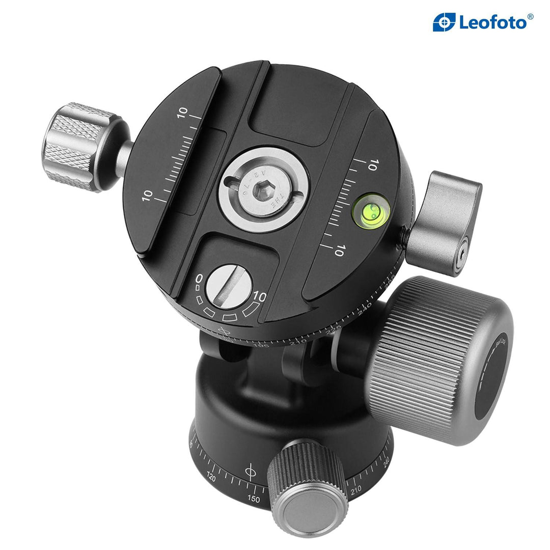Leofoto VH-20 Two-Way Monopod Head with Panning Clamp