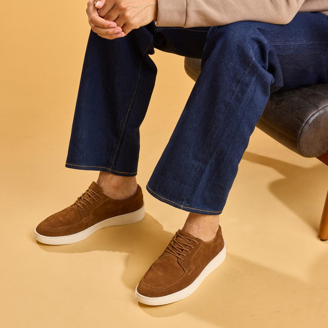 Riven Lace Up TAN
