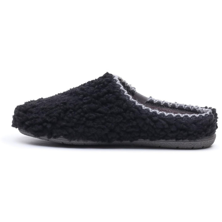 Good Slipper Teddy Mule Black
