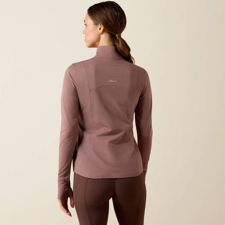 Ariat Ladies Gridwork 2.0 1/4 Zip Long Sleeve Base Layer – view 2