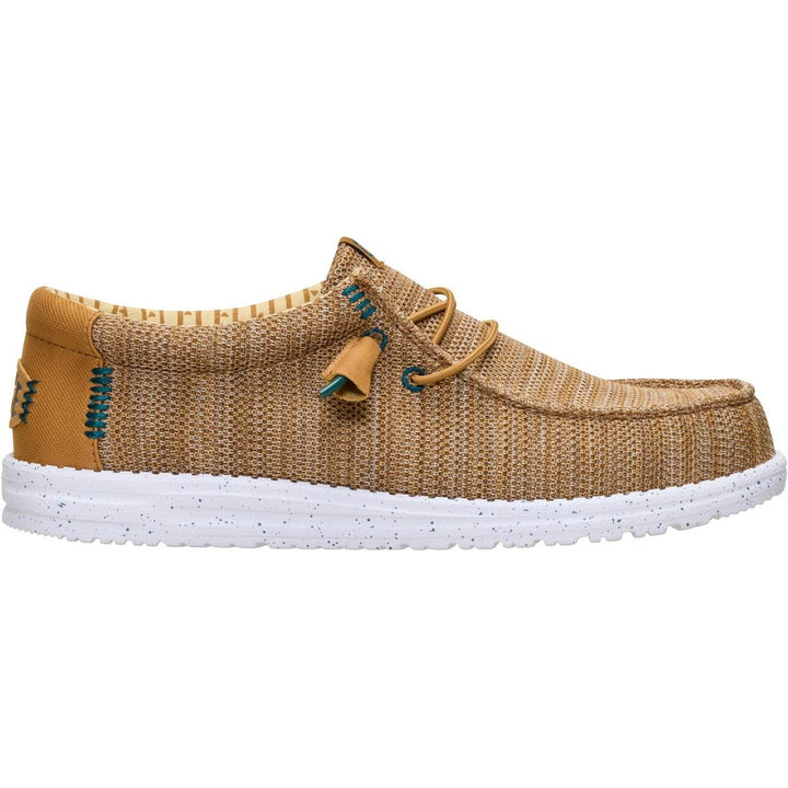 HEYDUDE Wally Stretch Sox Slip on Shoe Bone Brown/Multi