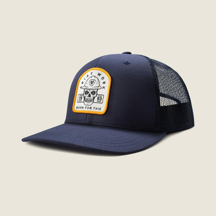 Ariat Mens Work Roughneck Patch Cap Blue