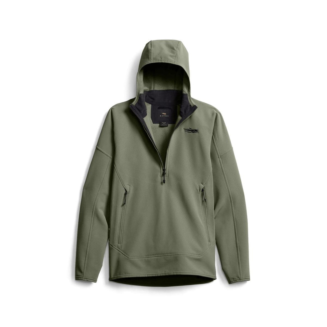 Sitka Alpha Fleece Hoodie - Olive Green