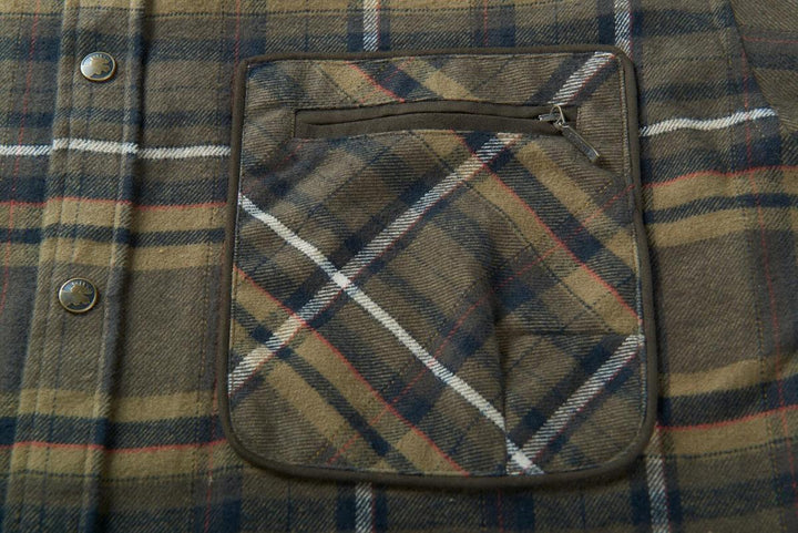 Harkila Pajala shirt Willow green check