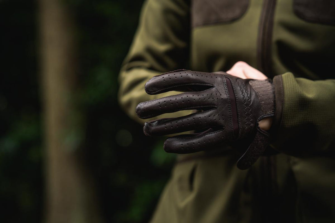 Seeland Aim Shooting Gloves Chocolate Torte