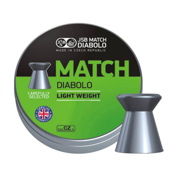JSB Jsb Match Diabolo Light Weight 4.50mm 7.72gr Pellets 500pk