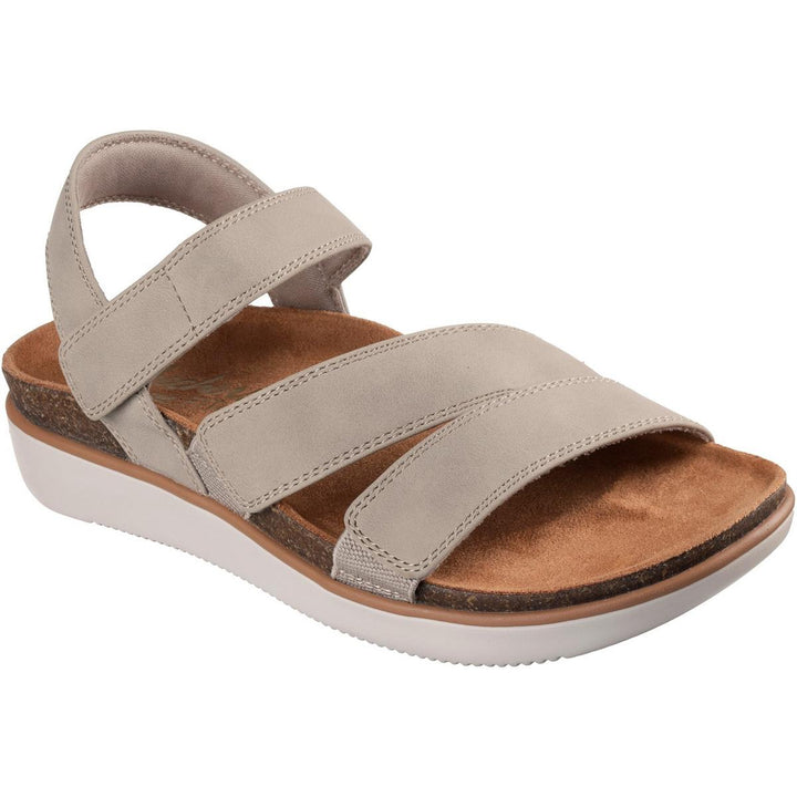 Skechers Lifted Comfort Trainer Taupe