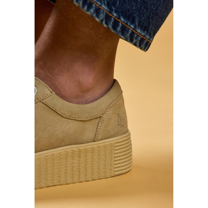 Hush Puppies Tamsin Suede Trainer Taupe – view 8