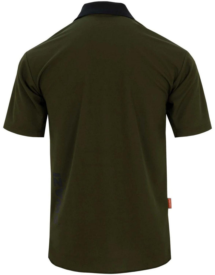 Swazi Climbmax Shirt - Olive UPF 50+ protection, Long chest zip to dump heat