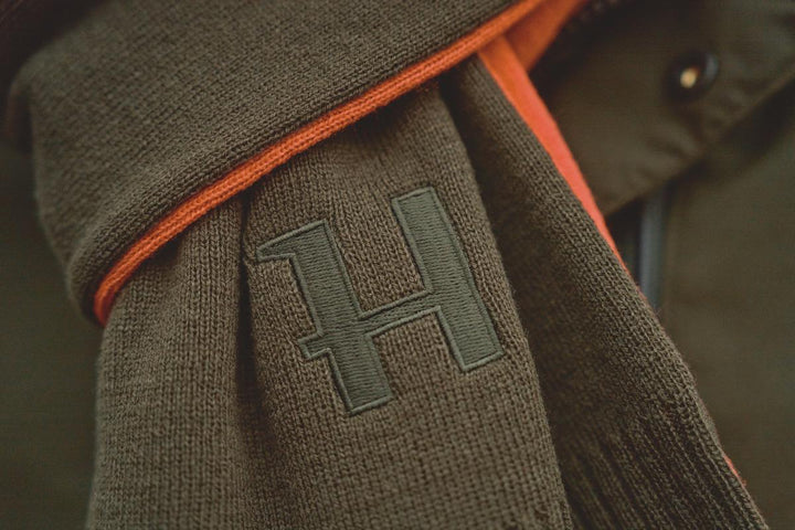 Harkila Härkila reversible Scarf Willow green/Orange