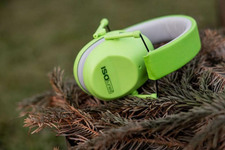 Bisley Junior Ear Defender Green by ISOTunes Sport