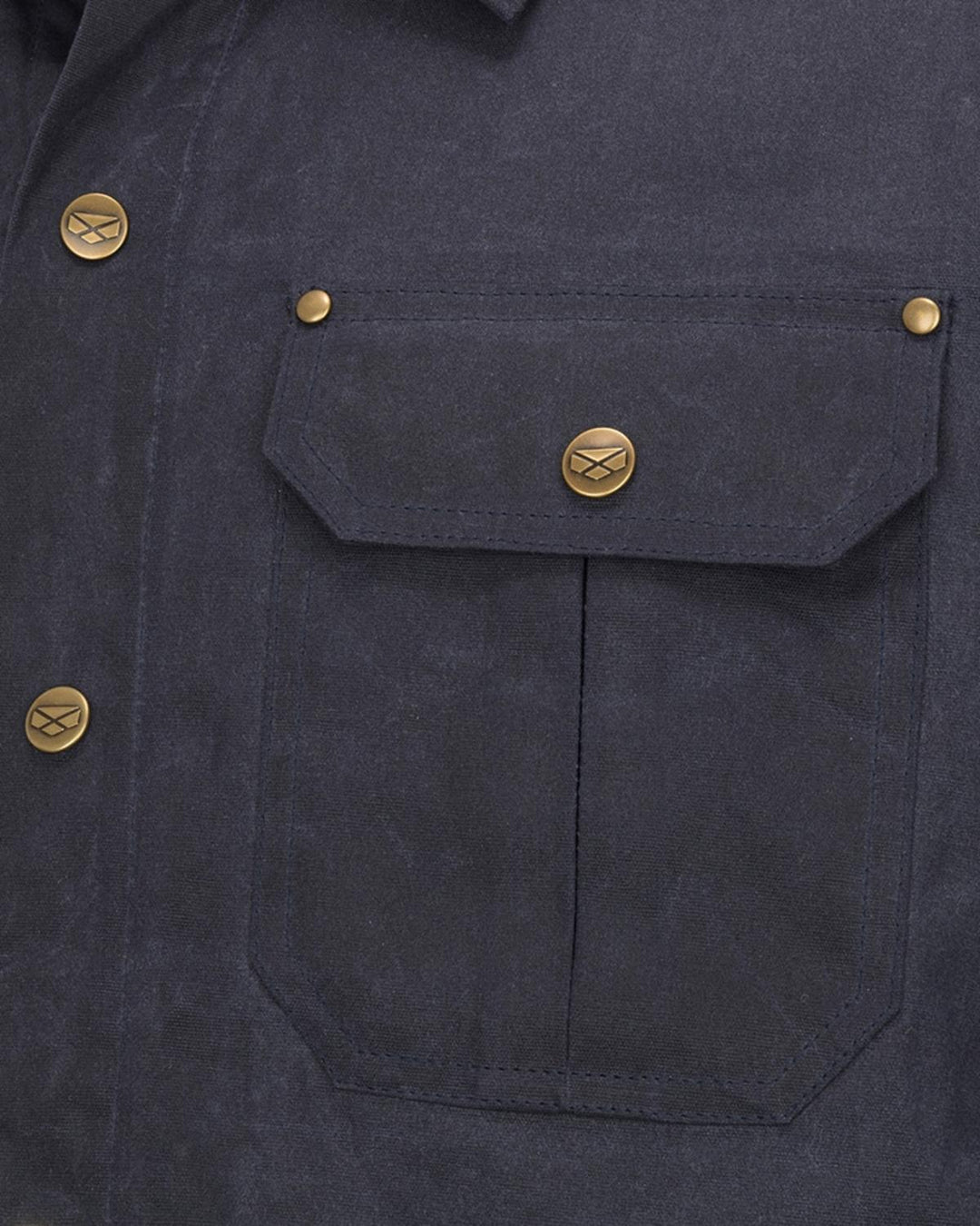 Hoggs of Fife Huntly Waxed Canvas Utility Overshirt