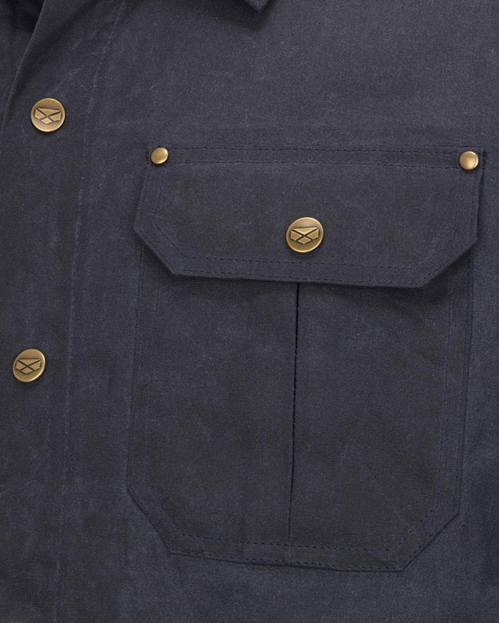 Hoggs of Fife Huntly Waxed Canvas Utility Overshirt