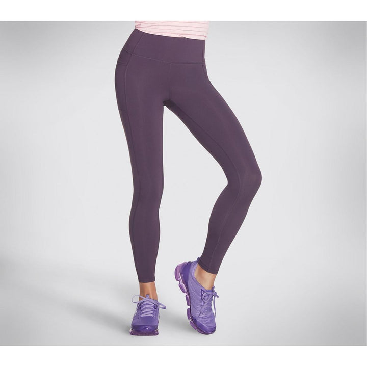 Skechers Performance GOWALK Wear High Waisted Legging Dark Purple