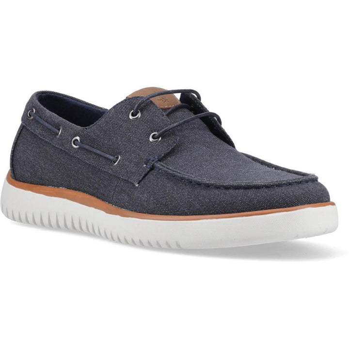Hush Puppies Daniel Canvas Boat Shoe