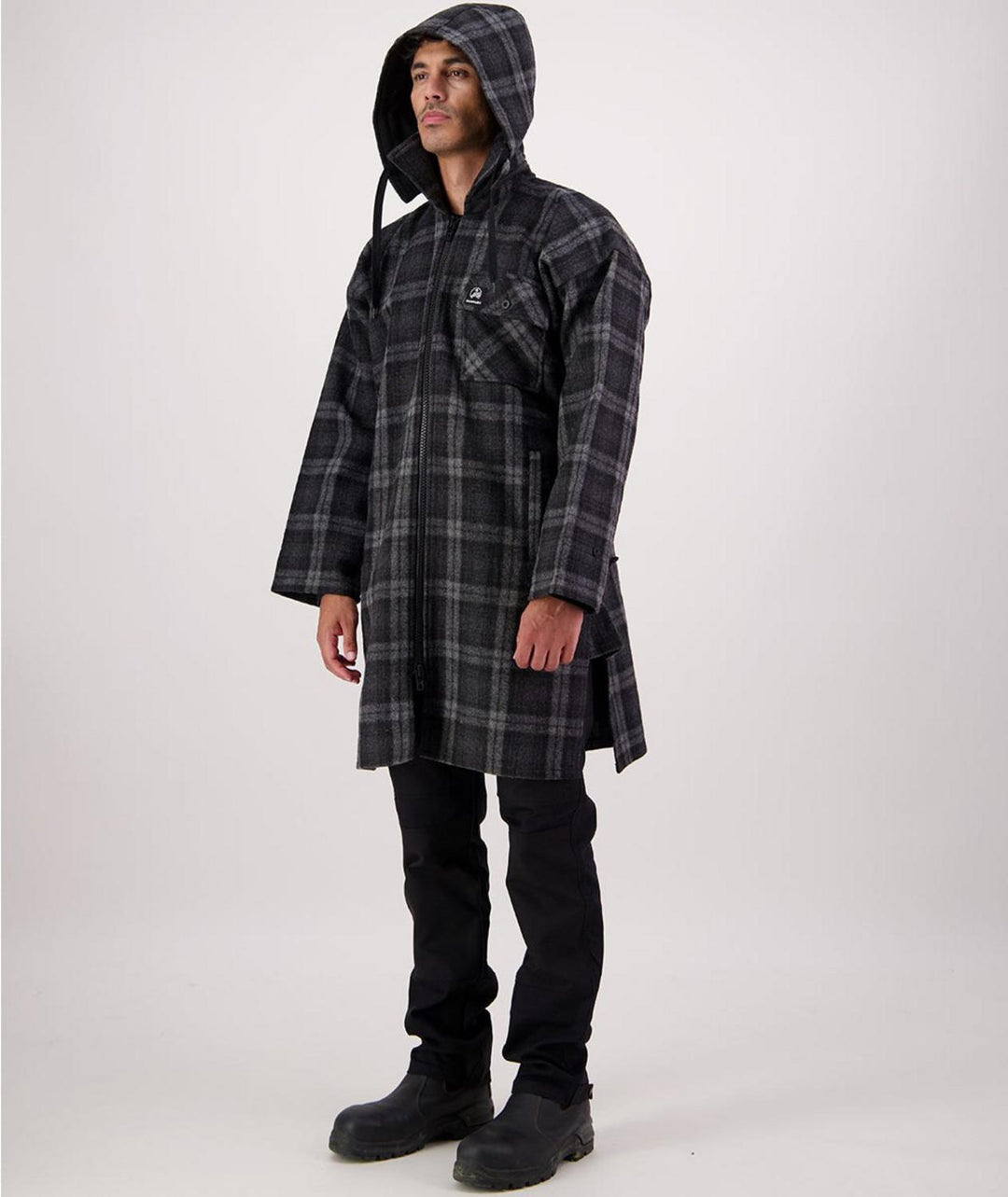 Swanndri Men's Mosgiel Wool Bushshirt with Zip-up Front