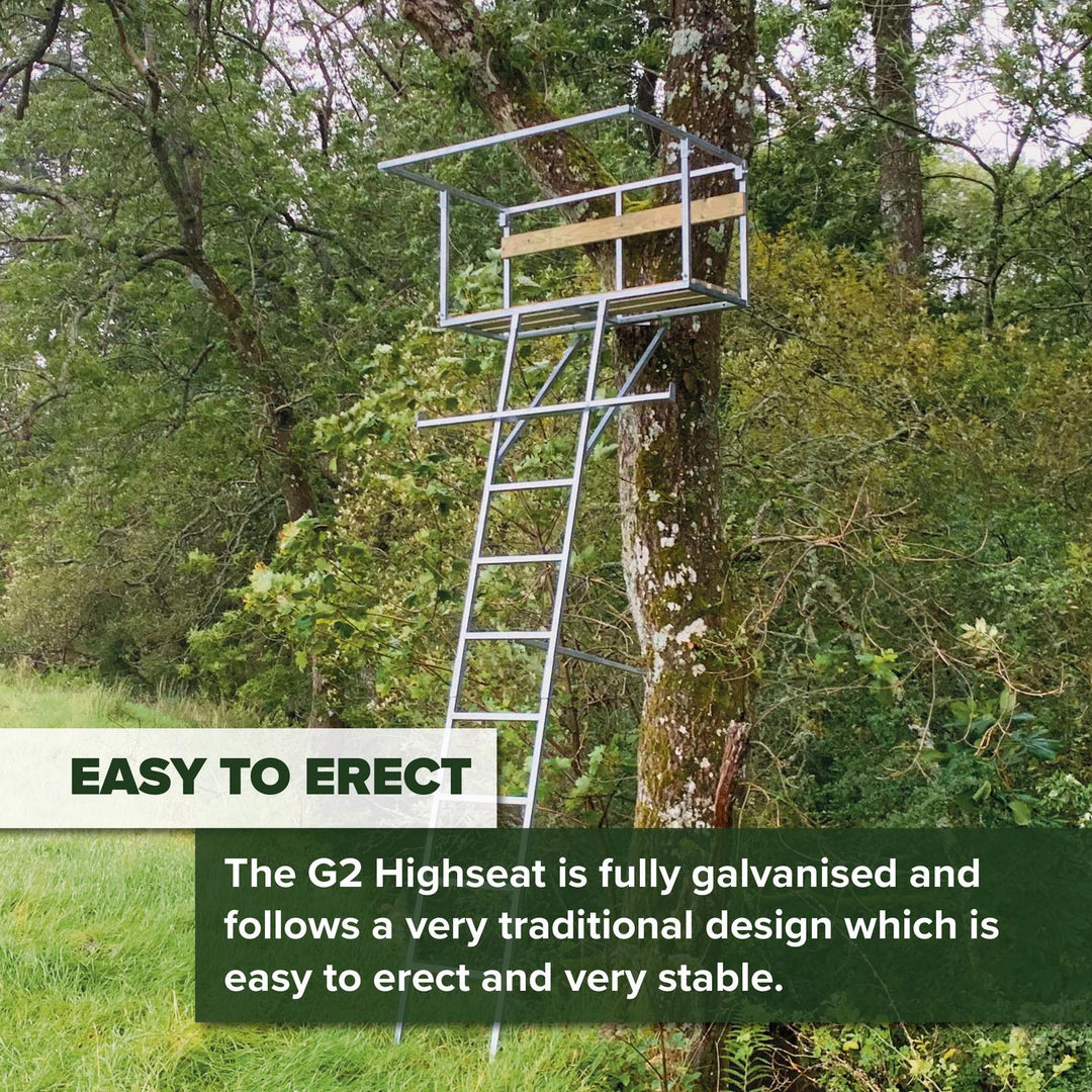 BushWear G2 Two Man Galvanised Highseat – view 3