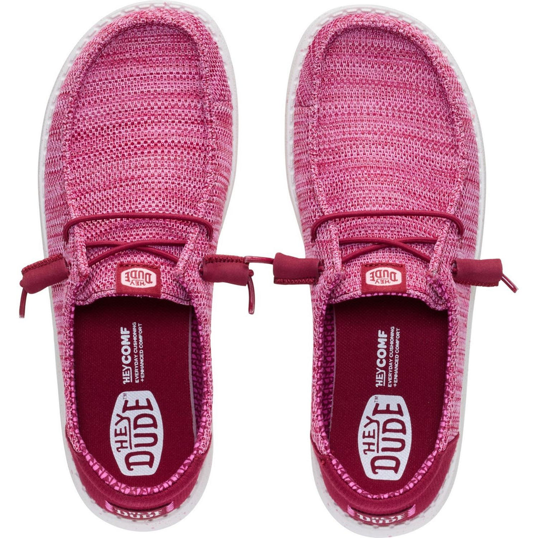 Wendy Stretch Sox Slip on Shoe Rumba Red