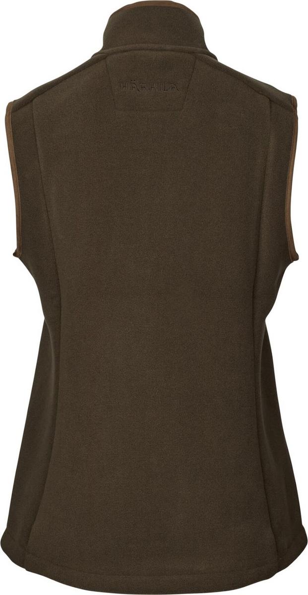 Harkila Sandhem sherpa fleece waistcoat W Willow