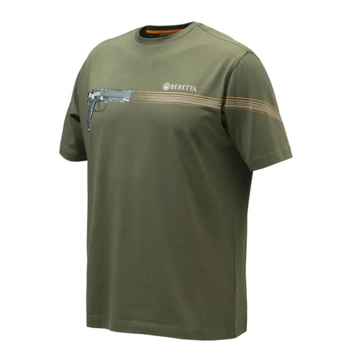 Beretta 92 T-SHIRT Green Stone