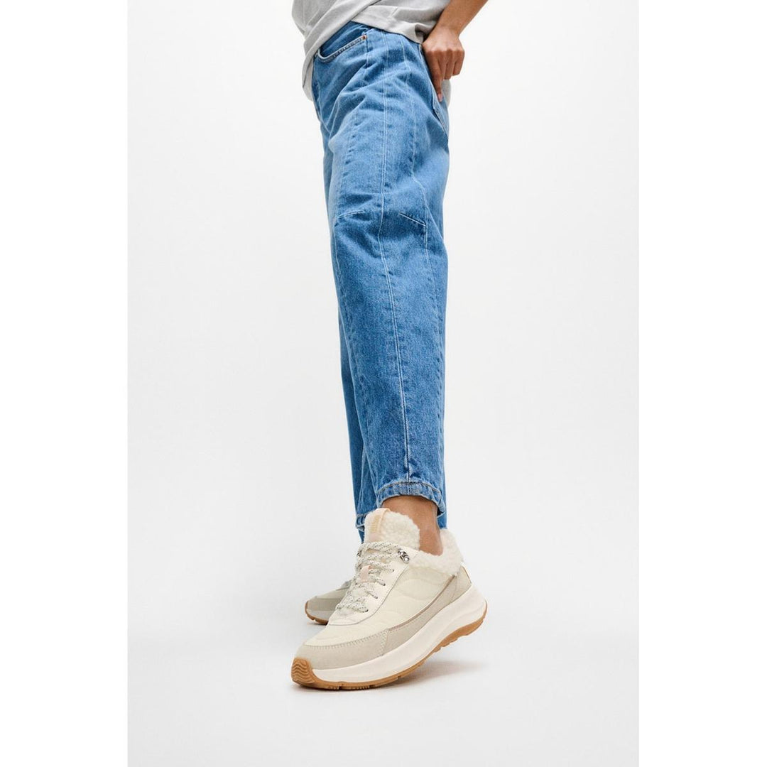 Fitflop F-Mode Flow Trainers Cream Mix