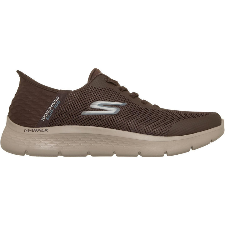 GO WALK Flex Hands Up Shoes CHOCOLATE
