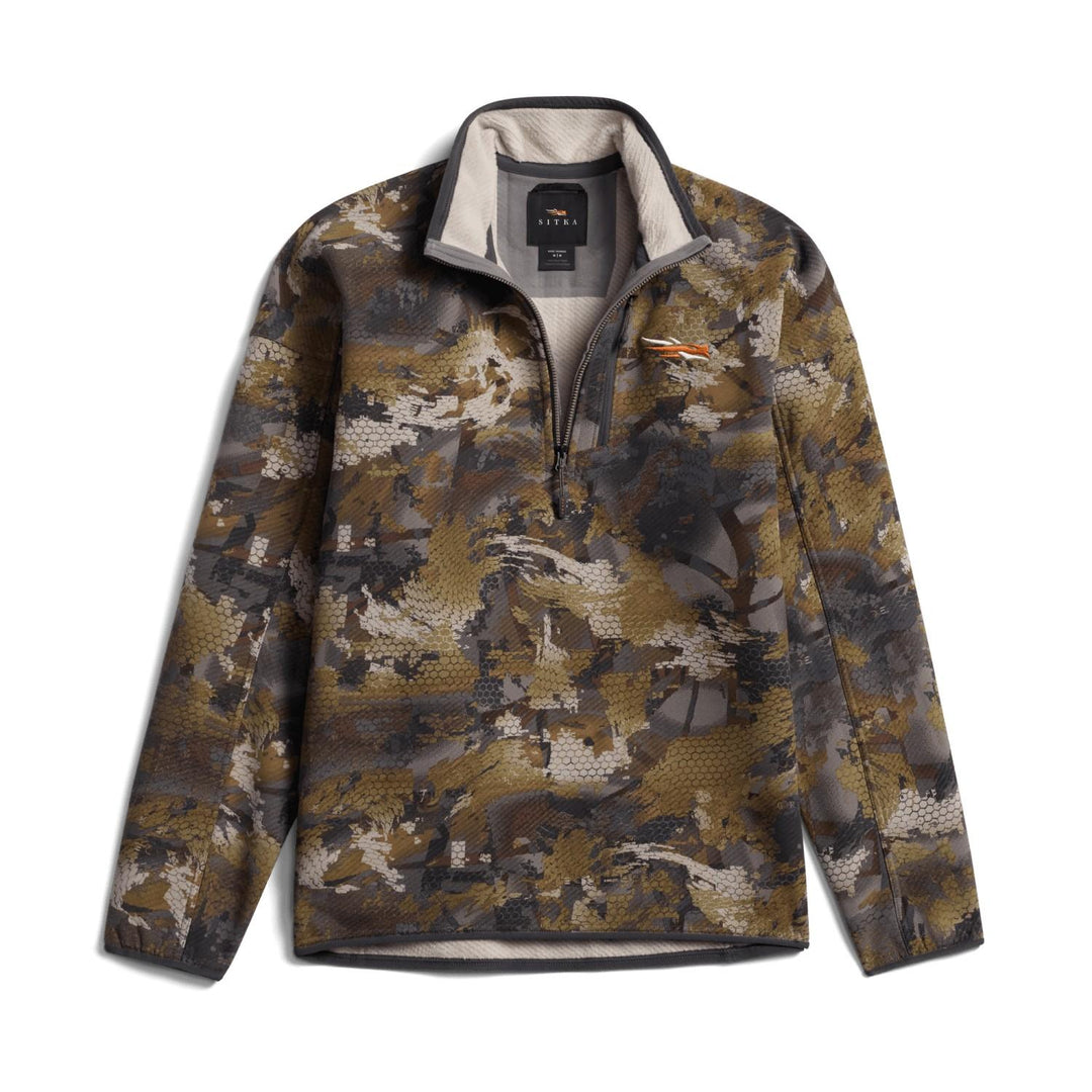Sitka Alpha Fleece 1/4 Zip Pullover Optifade Timber