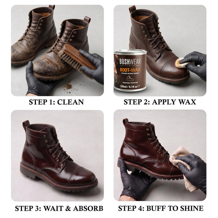 BushWear Superior Boot Wax 180ml Tub – view 4