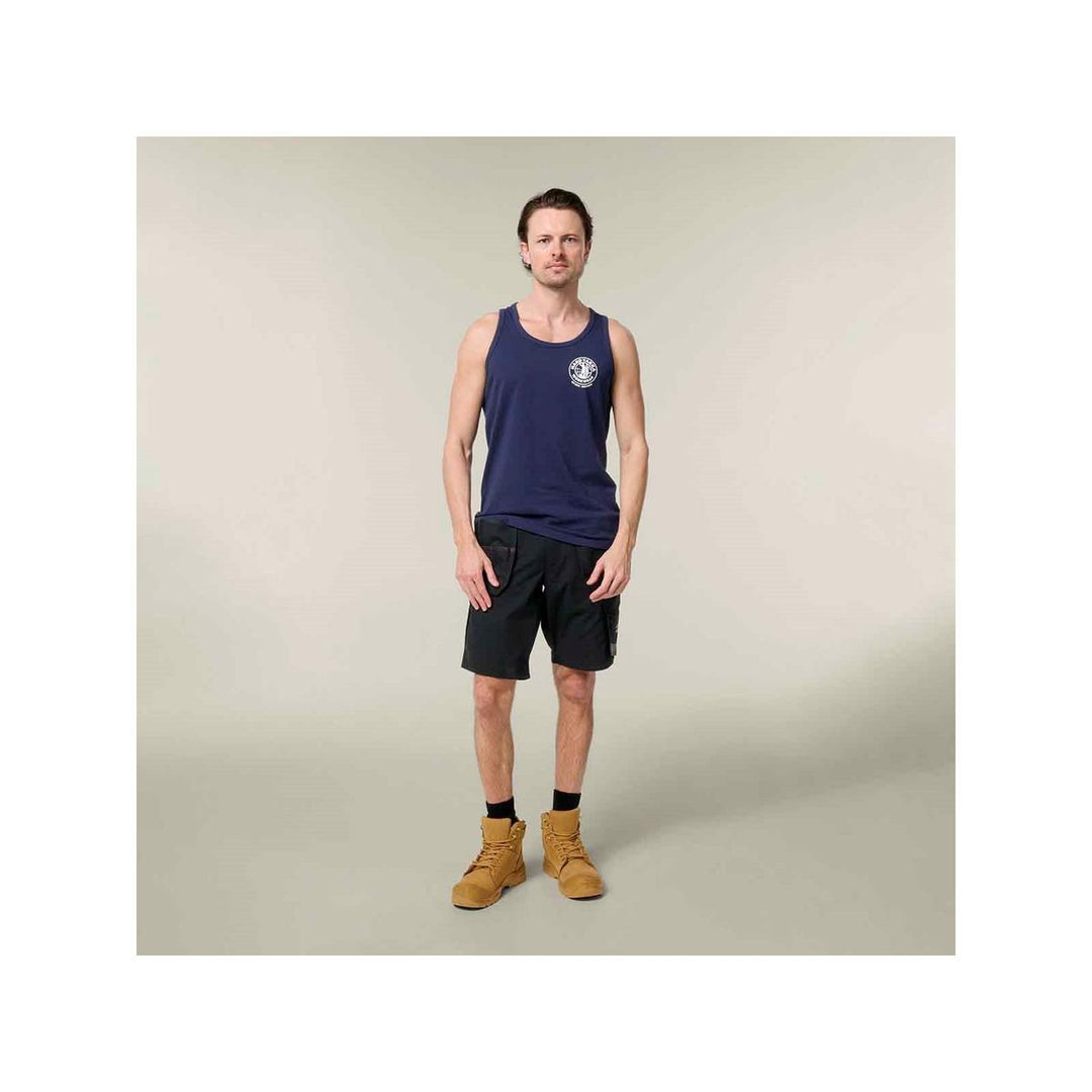 Hard Yakka Heritage Singlet Navy