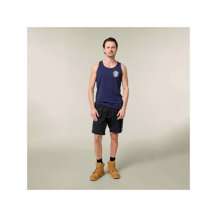 Hard Yakka Heritage Singlet Navy