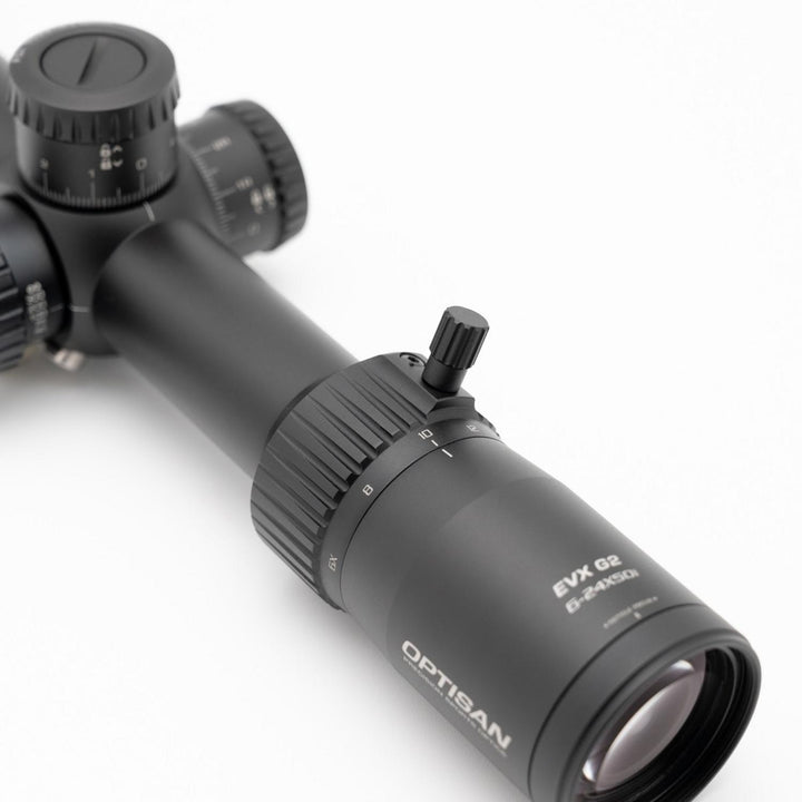 Optisan EVX Gen II 6-24X50i SFP MRAD MHP10i Rifle Scope