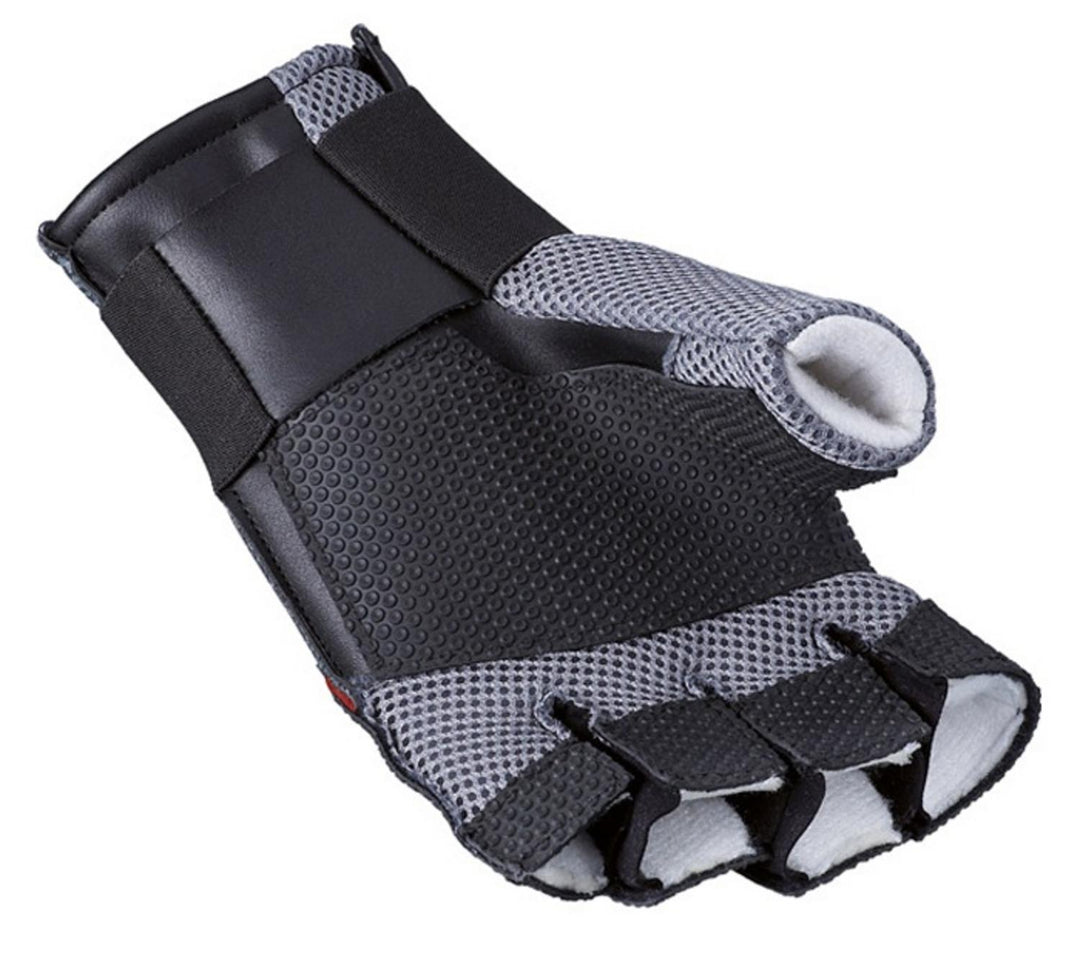 Gehmann 465 Half Cover Glove Grey Red – Left-Hand Shooter