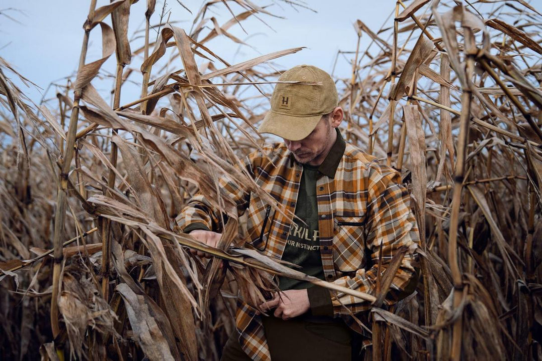 Harkila Pajala shirt Cornstalk check
