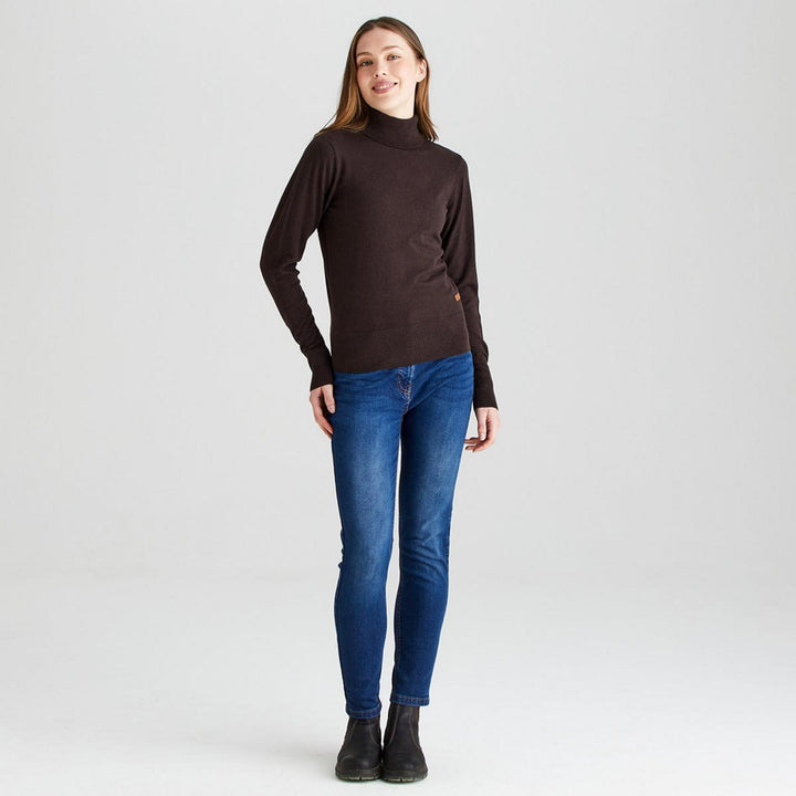 Ridgeline Womens Melford Knit Roll Neck