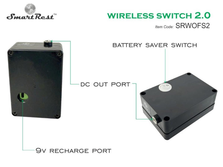 SmartRest Wireless Switch 2.0 - Remote controlled On/Off Swi – view 6