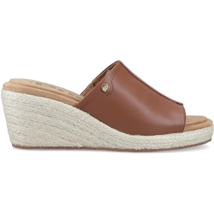 Willow Rattan Slide Tan