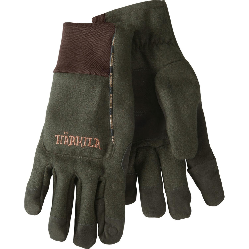 Harkila Metso Active Gloves Willow Green – Stalking – view 2