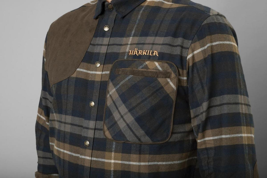Harkila Jarne shooting L/S shirt Dark