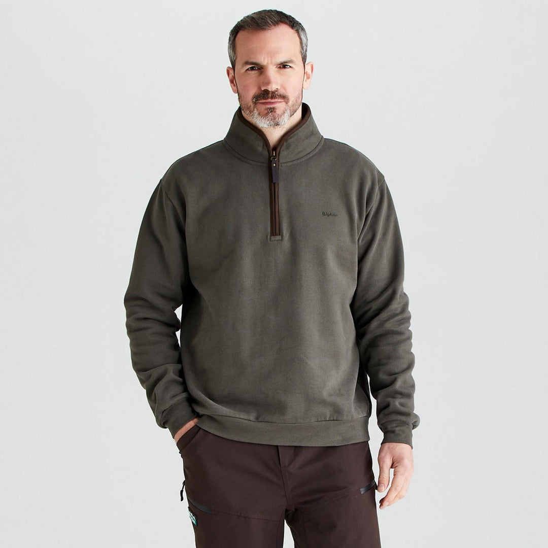 Ridgeline Mens Brancaster Quarter Zip Top