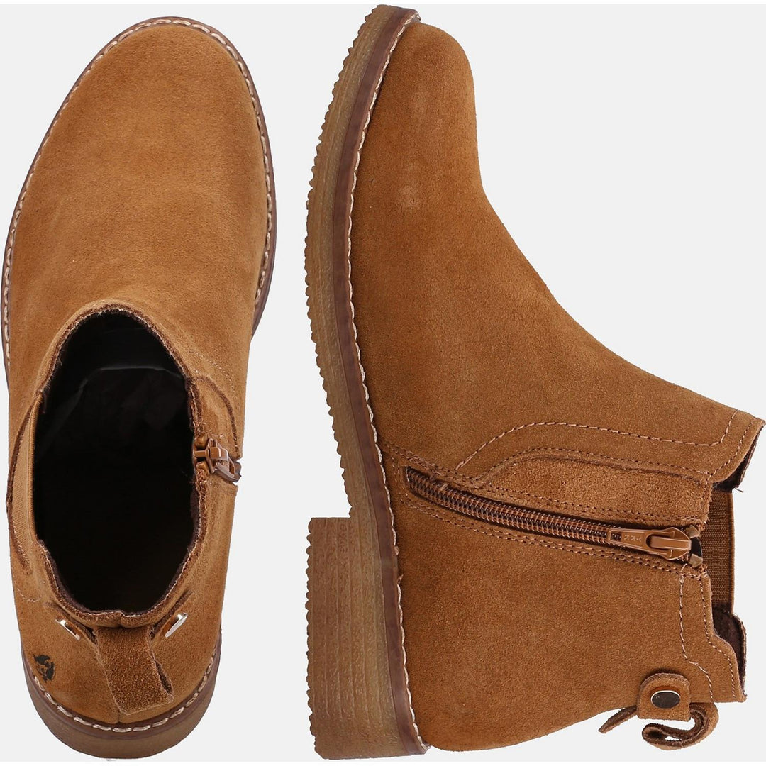 Maddy Ladies Ankle Boots Tan