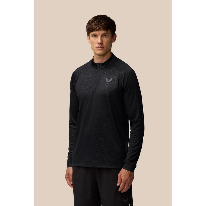 Castore Adapt Training 1/4 Zip Top Black/Gunmetal – view 3